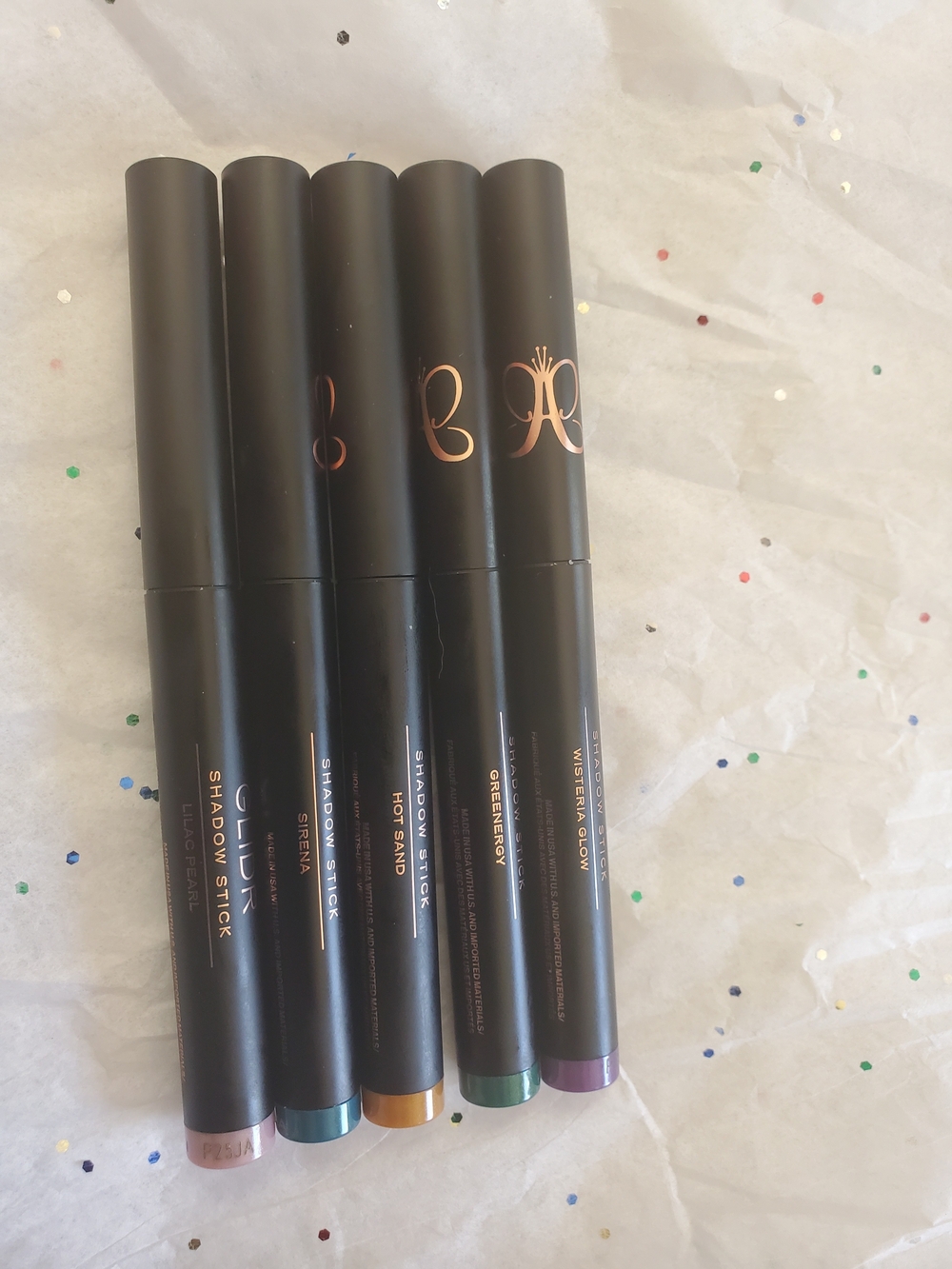 Bundle of 5 Anastasia GLIDR Shadow Sticks - Picture 2 of 4